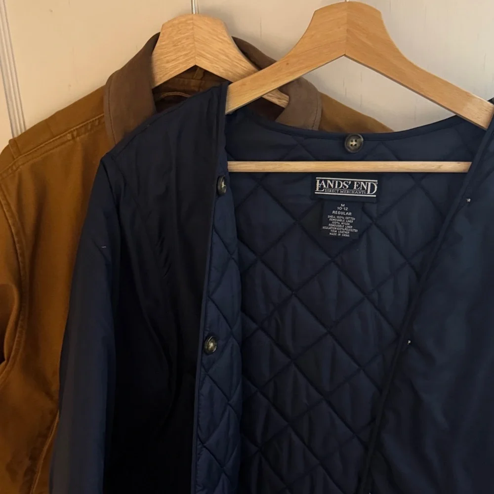 **Vintage** Barn Jacket by Land's End w/removable liner - Picture 3 of 8